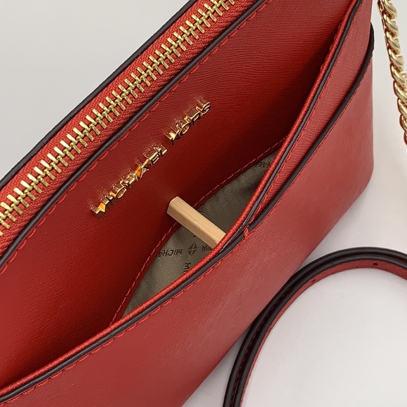 MICHAEL KORS
Jet Set Travel Medium Logo Dome Crossbody Bag FLAME COLOR - Picture 8 of 15